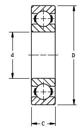 Timken-200K-深溝球軸承