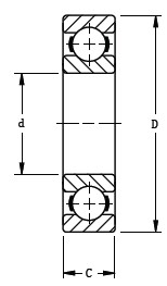 Timken-300K-深溝球軸承