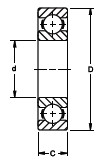 Timken-XLS44K-深溝球軸承