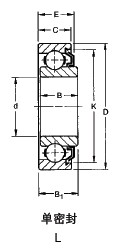 Timken-36KLL-深溝球軸承