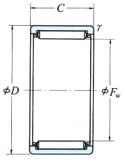 NSK-LM 4020-滾針軸承