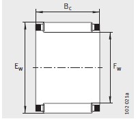 FAG-K25X32X16-滾針和保持架組件