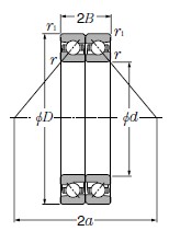 NTN-HTA934DB-推力軸承