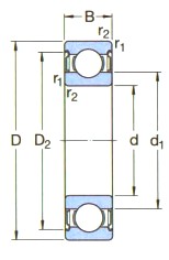 SKF-623-2RS1-深溝球軸承