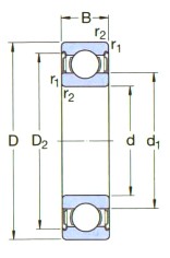 SKF-*6210-2Z-深溝球軸承