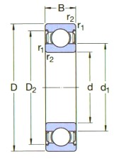 SKF-*6212-Z-深溝球軸承