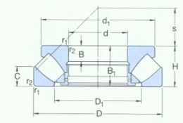 SKF-29488EM-球面滾子推力軸承