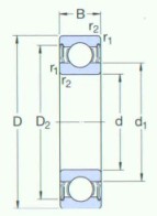 SKF-6010-2RS1/HC5C3WT-特殊應用軸承