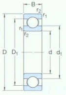 SKF-6308M/C4VL0241-特殊應用軸承