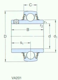 SKF-YAR204-2FW/VA228-特殊應(yīng)用軸承