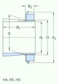 SKF-HS313-緊定套