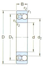 SKF-1204EKTN9-自動調心球軸承