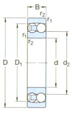 SKF-1206EKTN9-自動調心球軸承