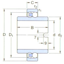 SKF-11204ETN9-自動調心球軸承