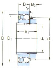 SKF-H2316-自動調心球軸承