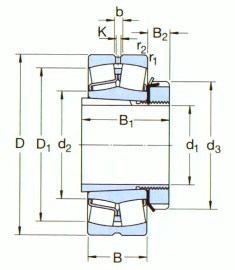 SKF-H309-球面滾子軸承