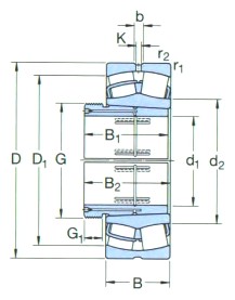 SKF-AH3038G-球面滾子軸承