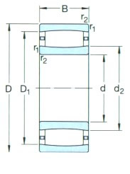 SKF-*C4908K30V-CARB 圓環(huán)滾子軸承