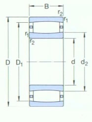 SKF-*C4140K30V1)-CARB 圓環滾子軸承