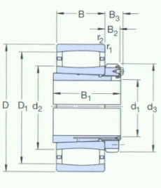 SKF-OH3172H-CARB 圓環滾子軸承