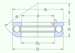 SKF-53311-推力球軸承